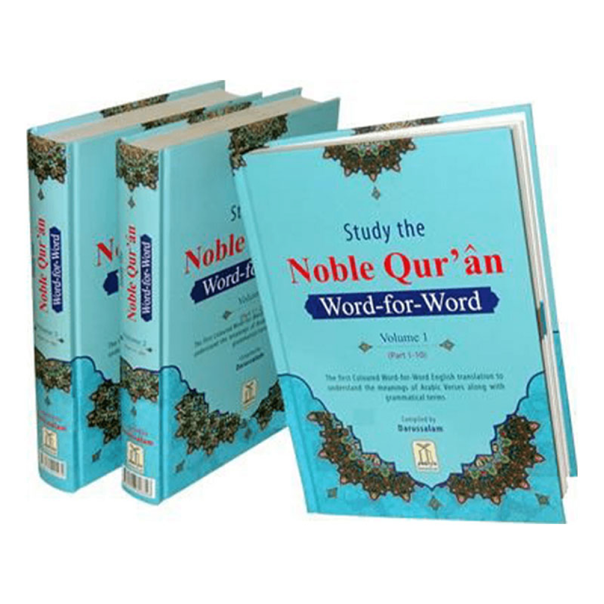 Study the Noble Quran Word for Word 3 Volume Set Full Colour Version (Darussalam)