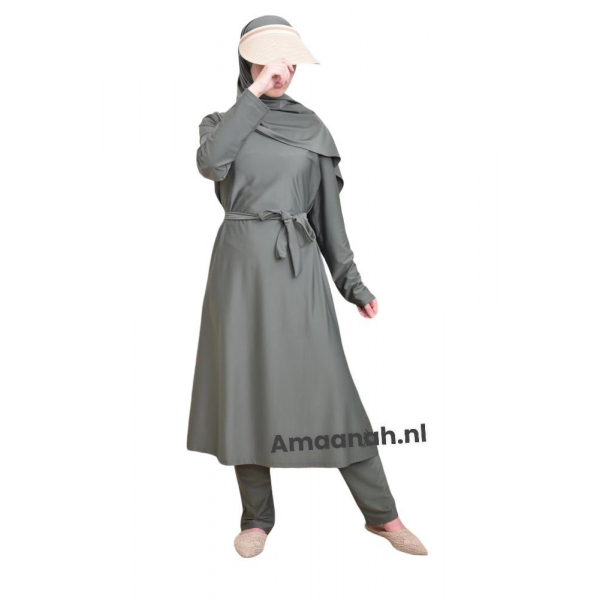 Burqini 4 delig beige