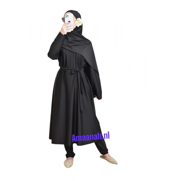 Burqini 4 delig black