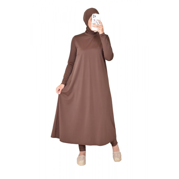 Burqini 4 delig Brown