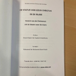 De Status van Jezus Christus in de Islam | Islamitisch Studieboek